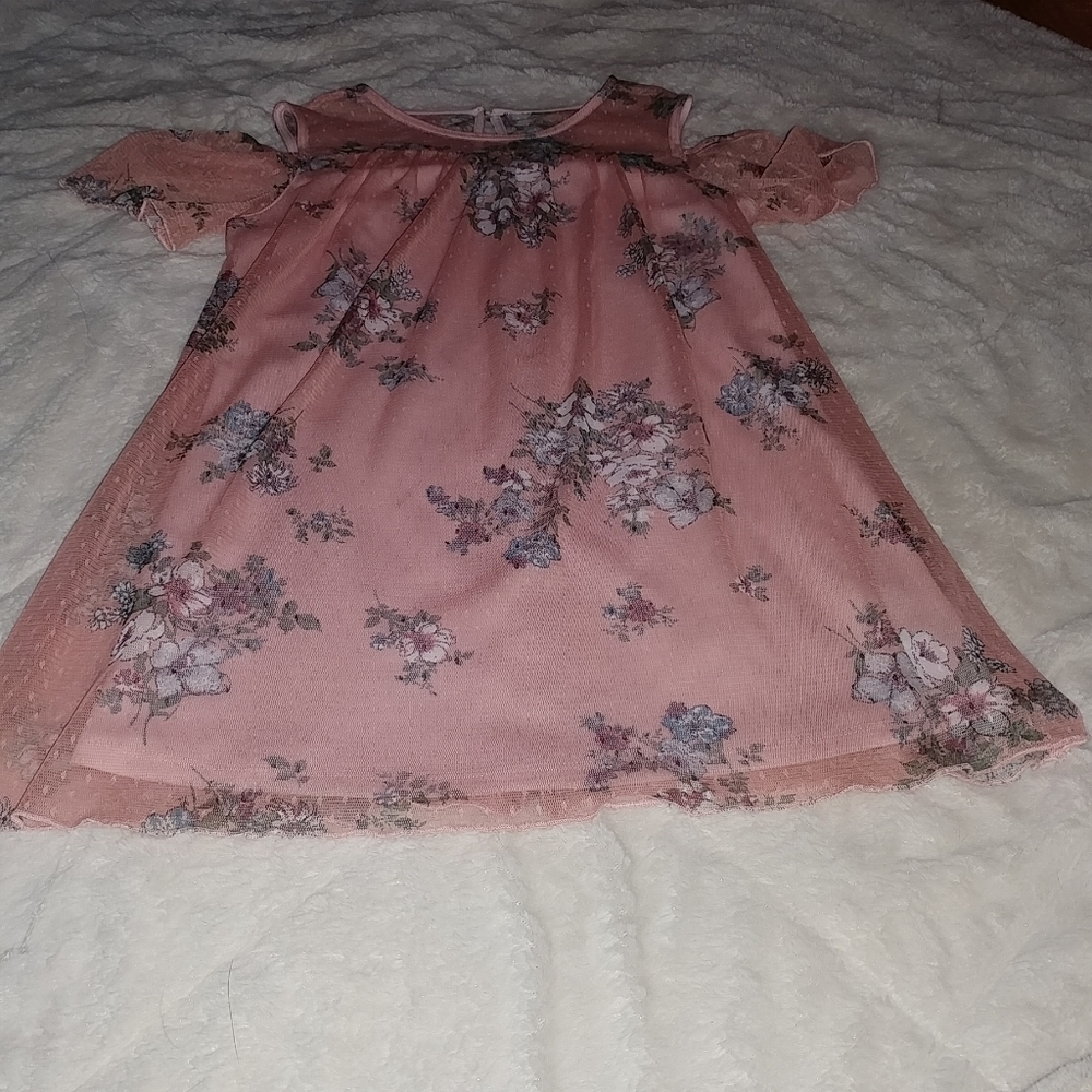 floral open shoulder shirt